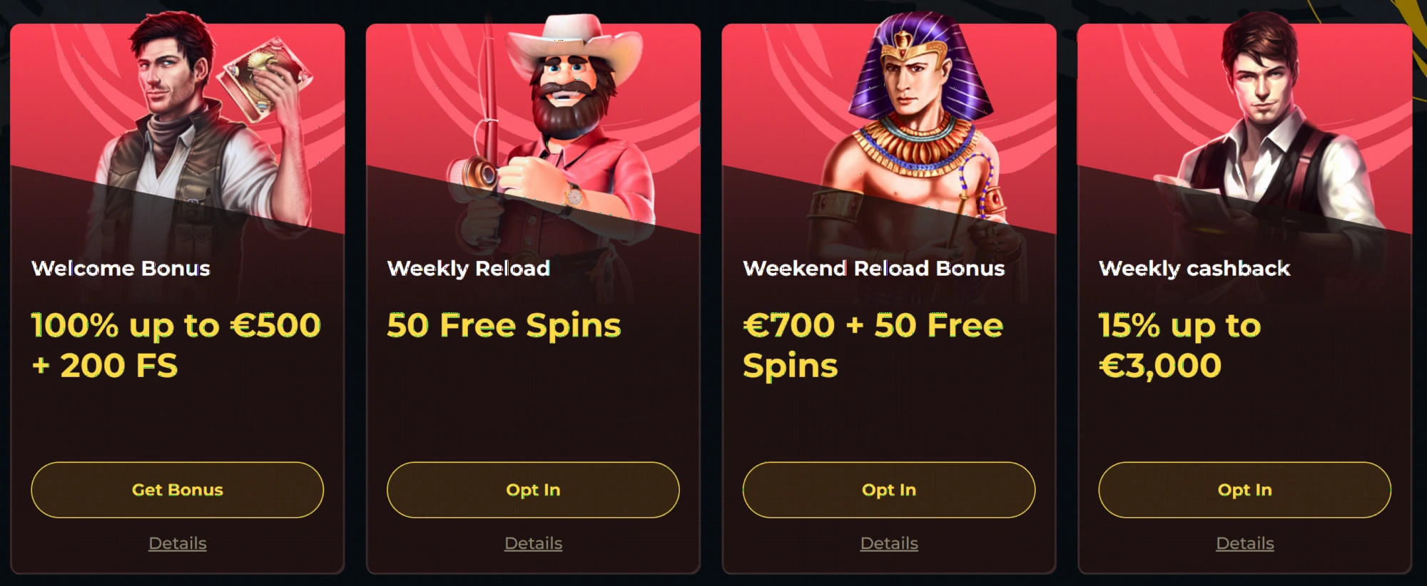 Boomerang Casino ongoing promotions